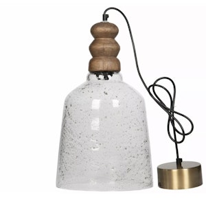 Taklampa Tahi Glas/Trä