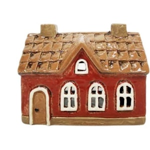 Keramikhus Rött med tegeltak H