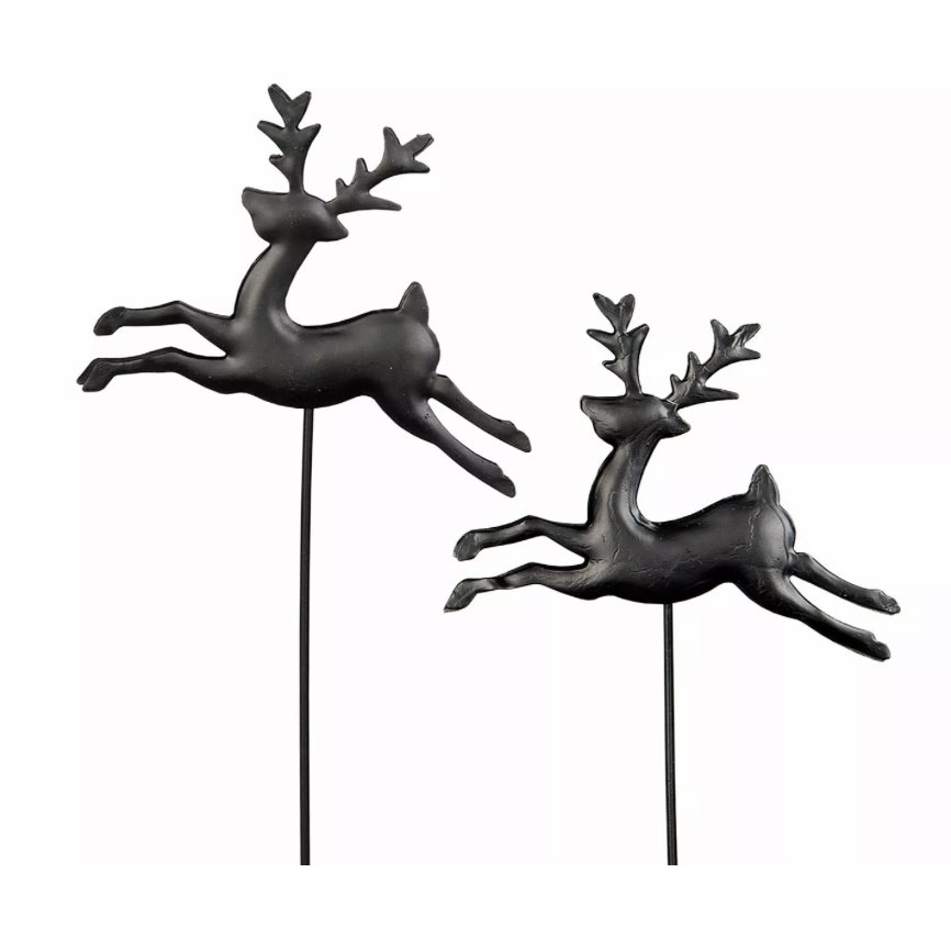 Hjort Stick Metall Svart
