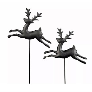 Hjort Stick Metall Svart