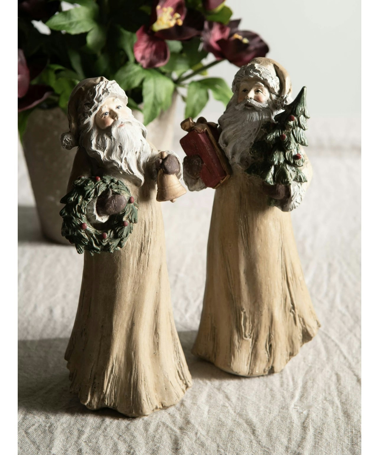 Tomte Rustik Beige Poly Mix sett om 2 st