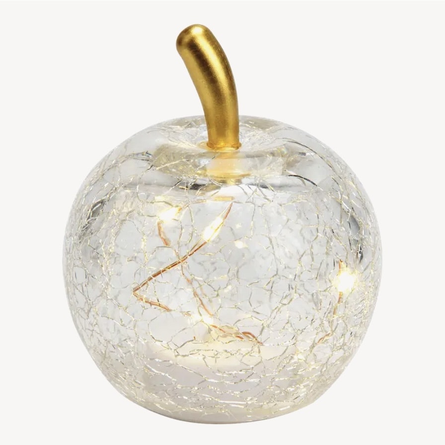 Glasäpple med ledljus 5 olika varianter