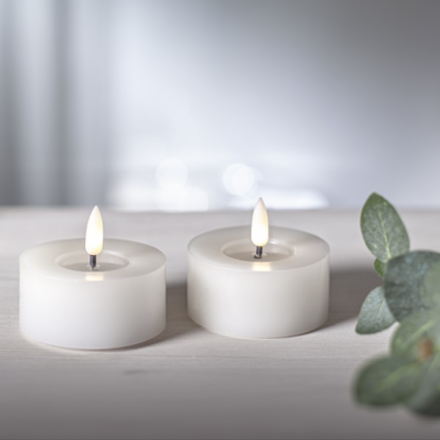 LED VÄRMELJUS 2-PACK FLAMME FLOW Stora