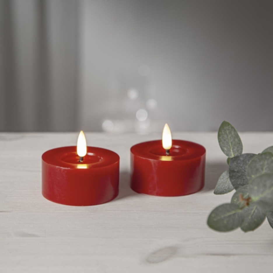 LED VÄRMELJUS 2-PACK FLAMME FLOW Stora