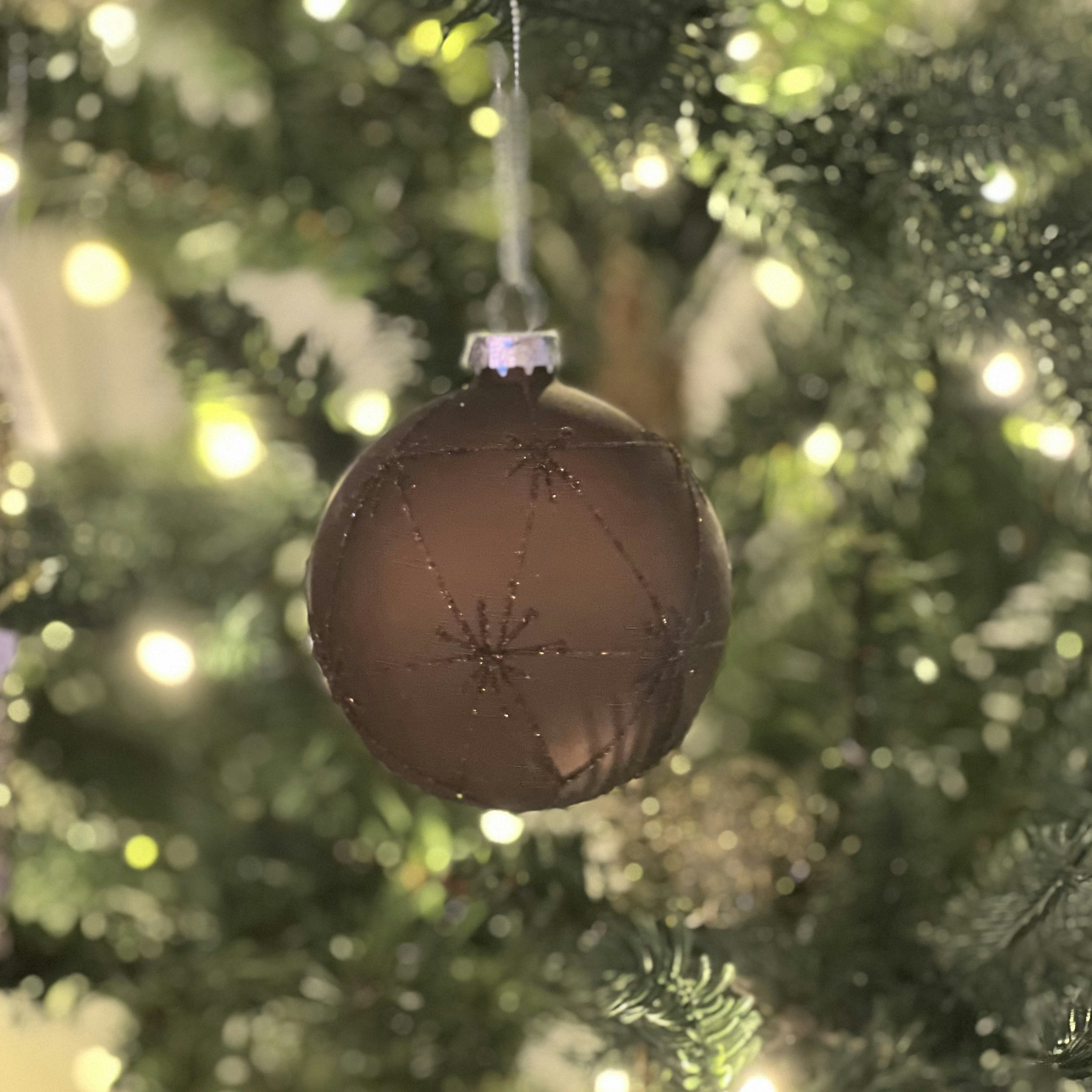 Julkula brun glitter