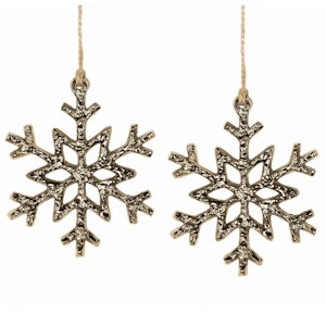 Metallhänge Snöflinga