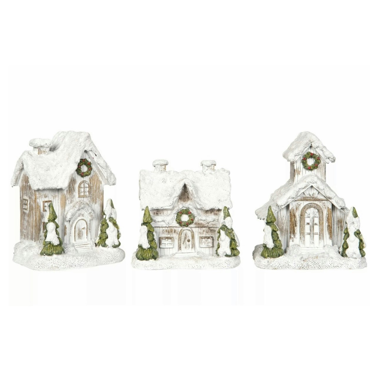 Hus Snöstad Poly Mix 3st