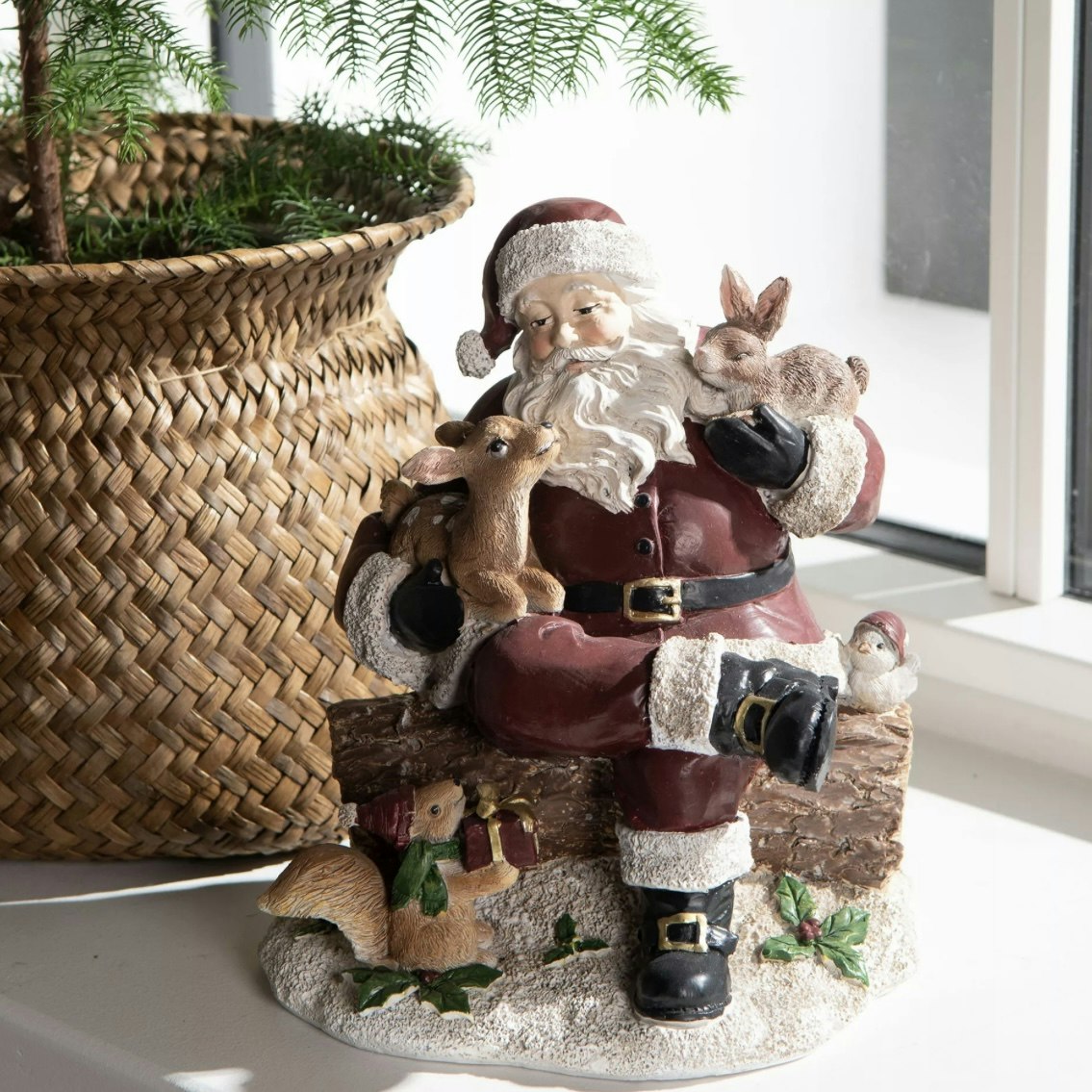 Tomte Med Djur Poly