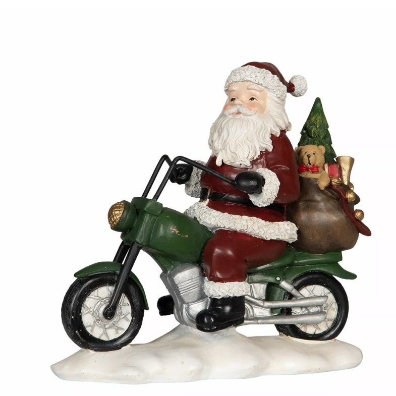 Tomte På Moped Poly