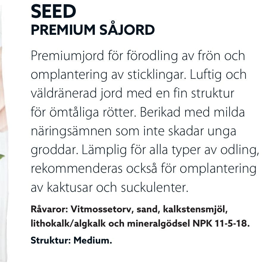 Premium Såjord 4L