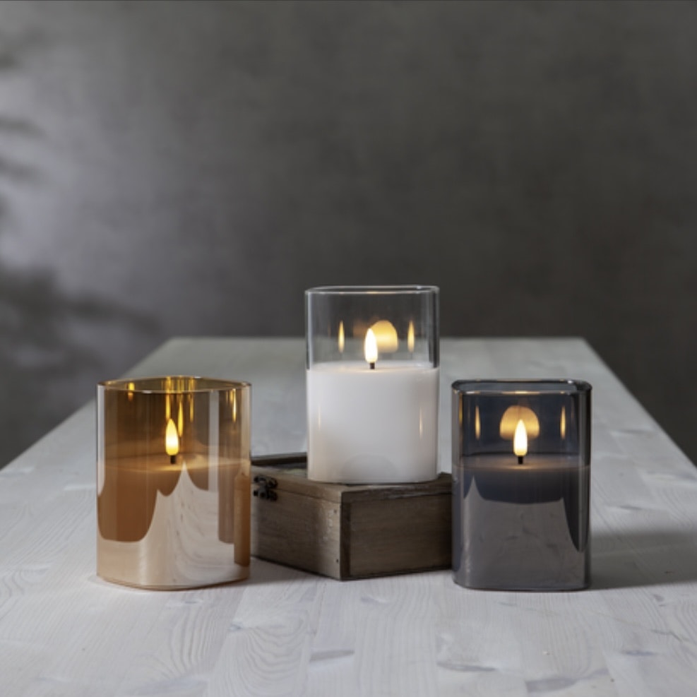 LED BLOCKLJUS FLAMME