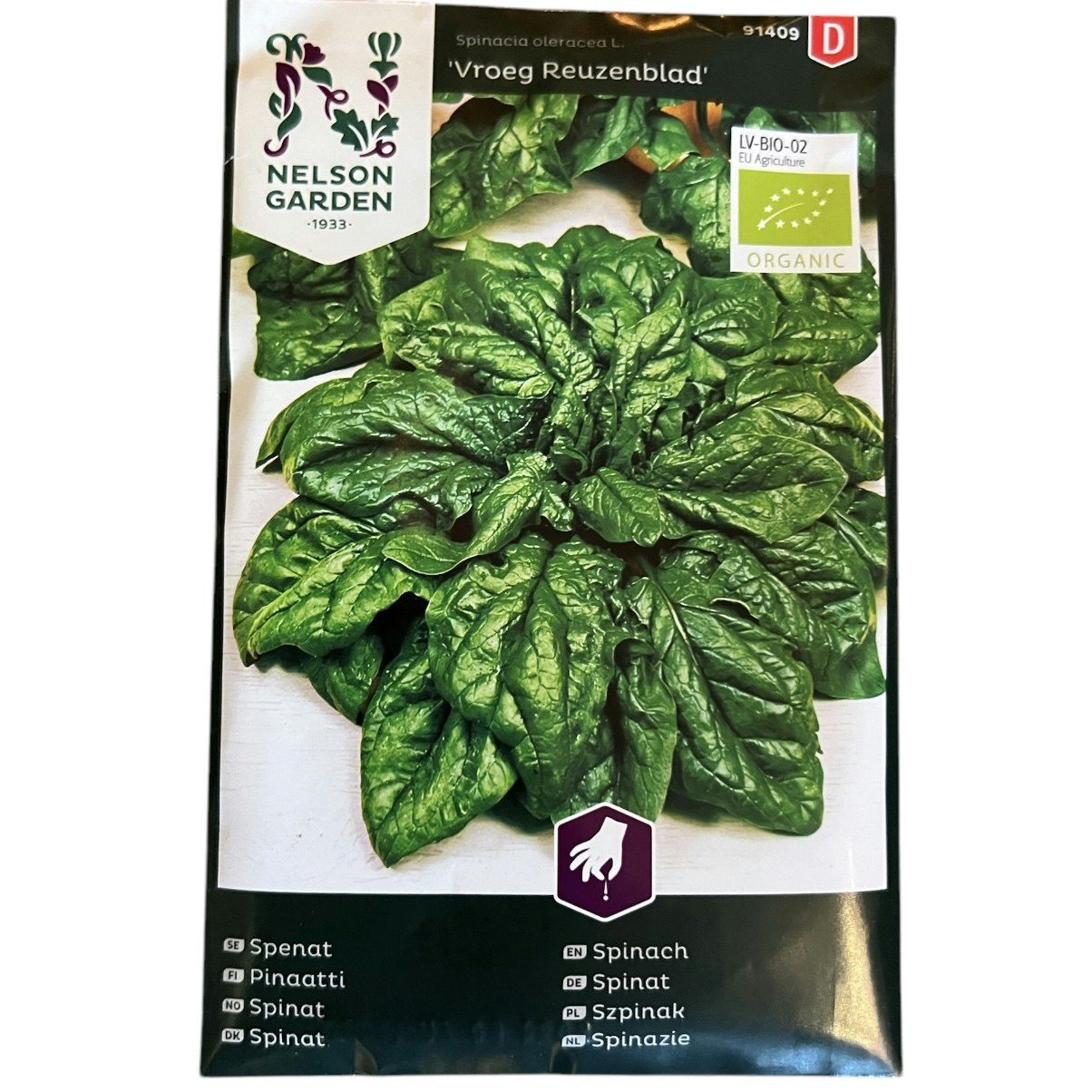 Spenat Vroeg Reuzenblad Organic