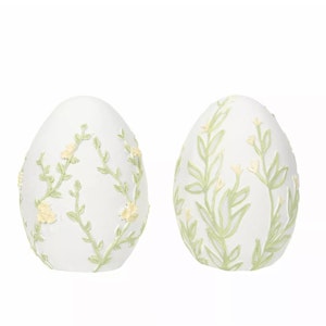 Ägg Blomster Gul Mix Poly 2pk