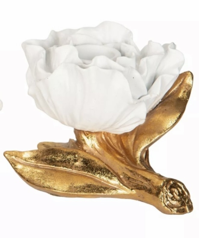 Ljusstake Blommor Mix Poly