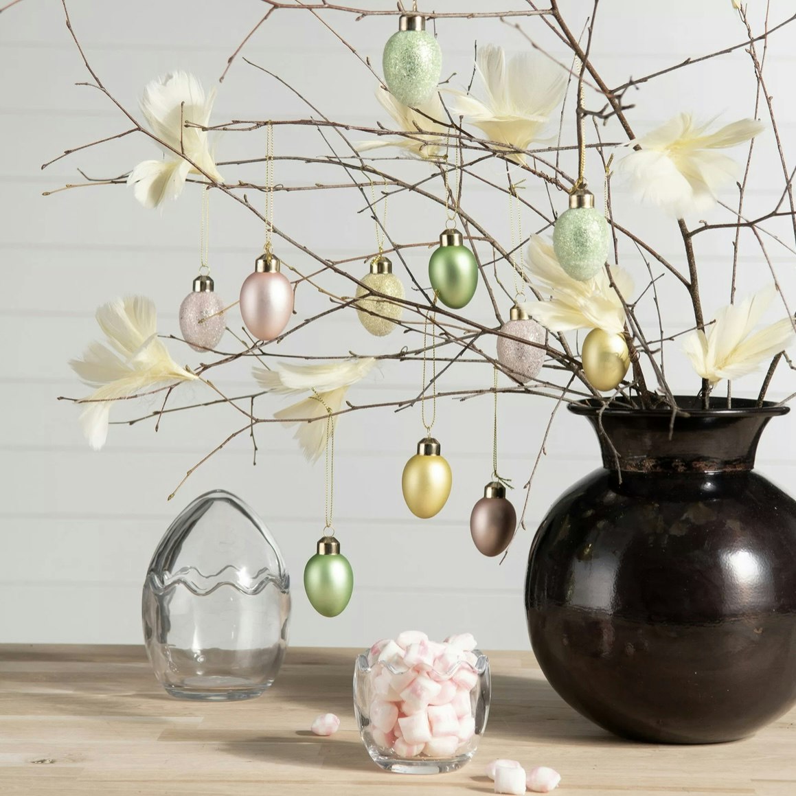 Ägg Glas Häng Pastell Mix