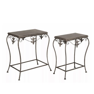 Bord Lily Metall 2pk