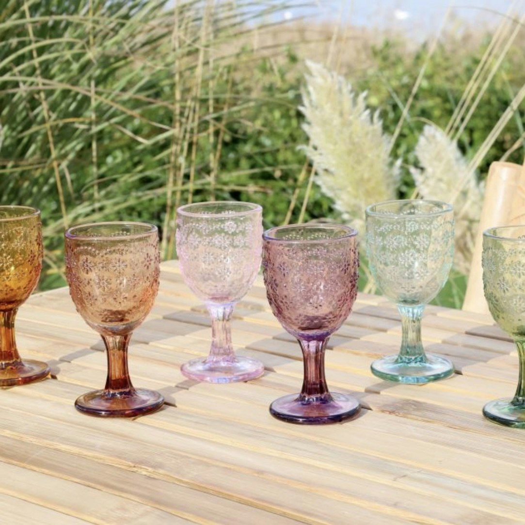 Saint-Émilion Glas m. mønster 6pk