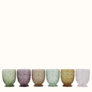 Saint-Émilion Glas m. mønster 6pk