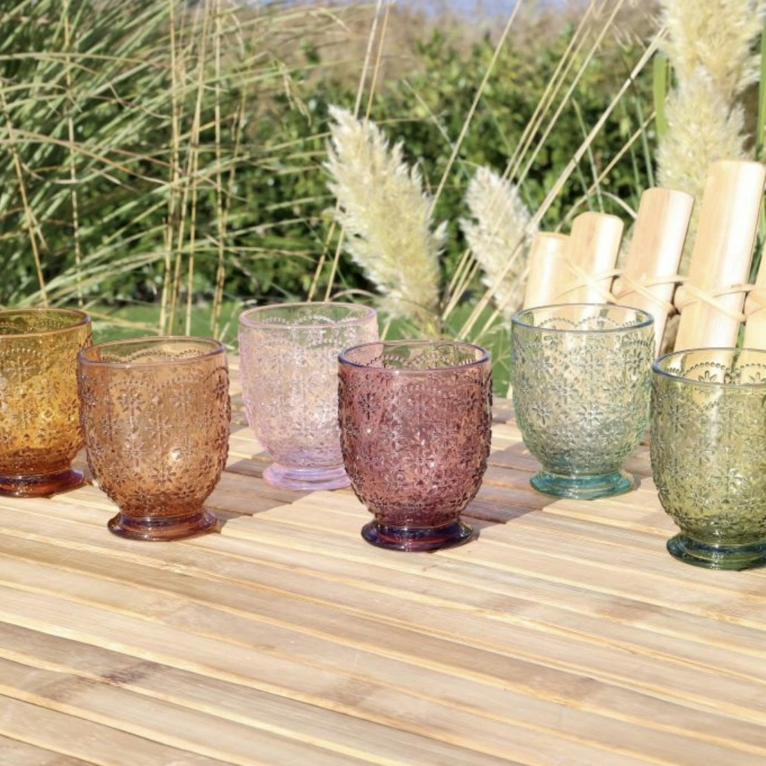 Saint-Émilion Glas m. mønster 6pk