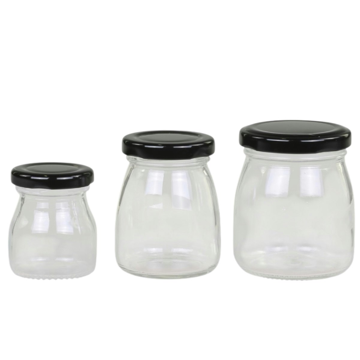 3pk med livsmedel glas