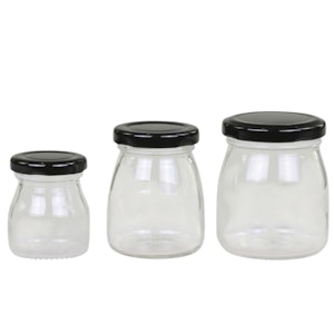 3pk med livsmedel glas