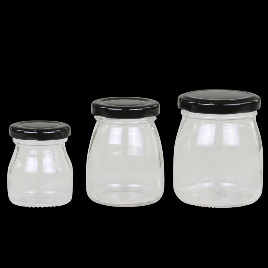 3pk med livsmedel glas