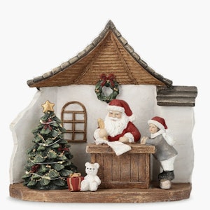 Tomte Med Önskelista Led Poly