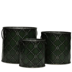 DUNDEE ANTIK MÖRKGRÖN CYLINDER S/3 St 50%
