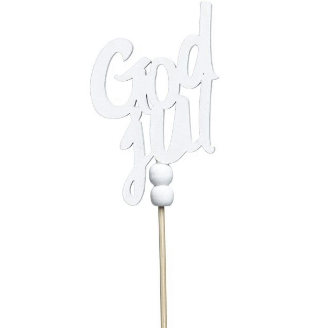 STICKS GOD JUL TRÄ VIT