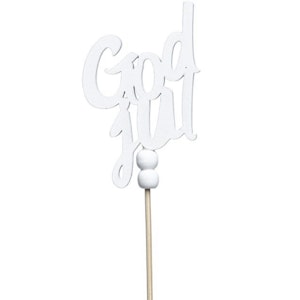 STICKS GOD JUL TRÄ VIT