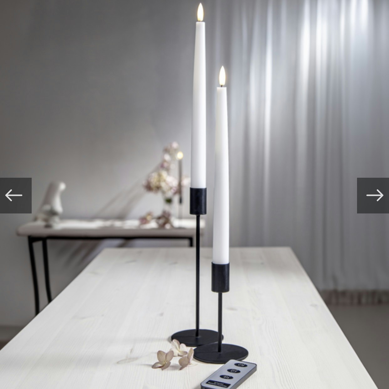 LED ANTIKLJUS 2-PACK FLAMME SLIM