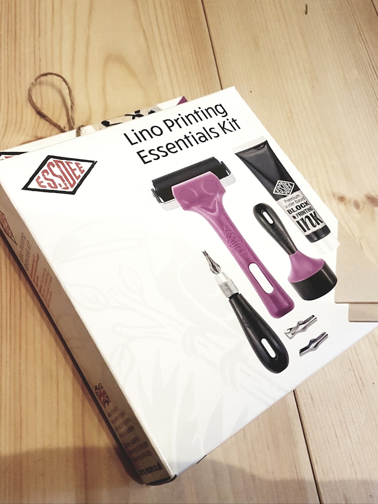 Linoliumtryck, kreativt kit