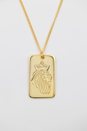 Lion Necklace Gold