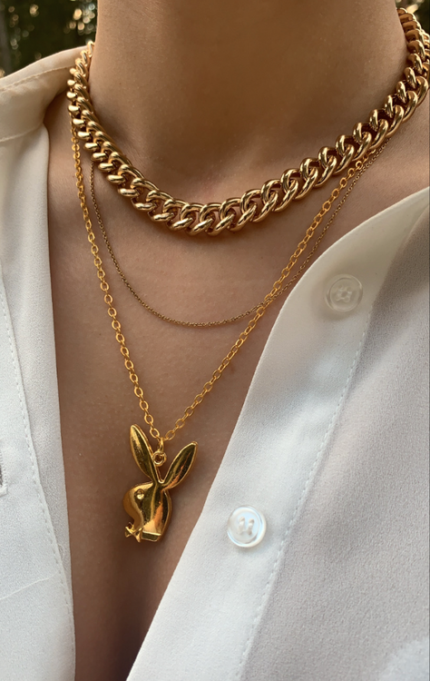 Playboy Miss July Gold Necklace NWT | eBay