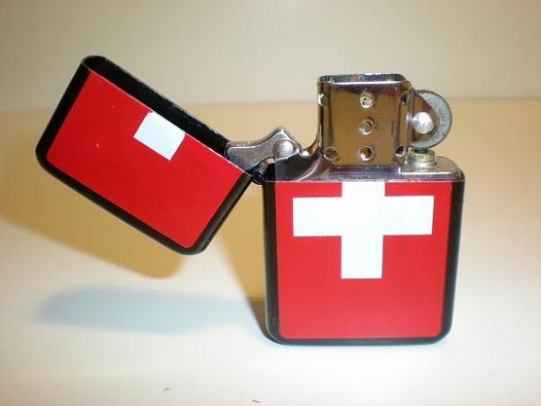 Bensintändare Schweiz + tillbehör