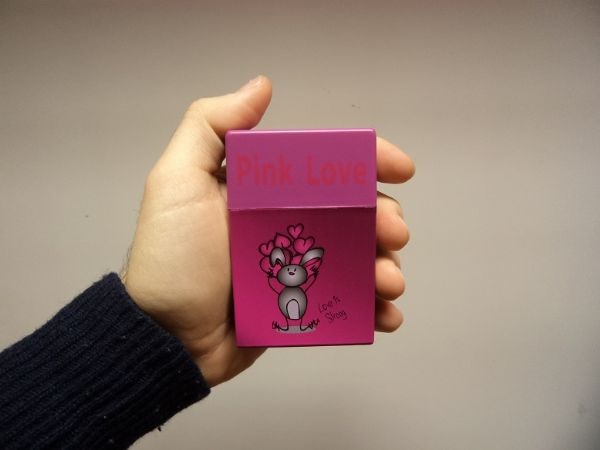 Cigarettetui Pink Love