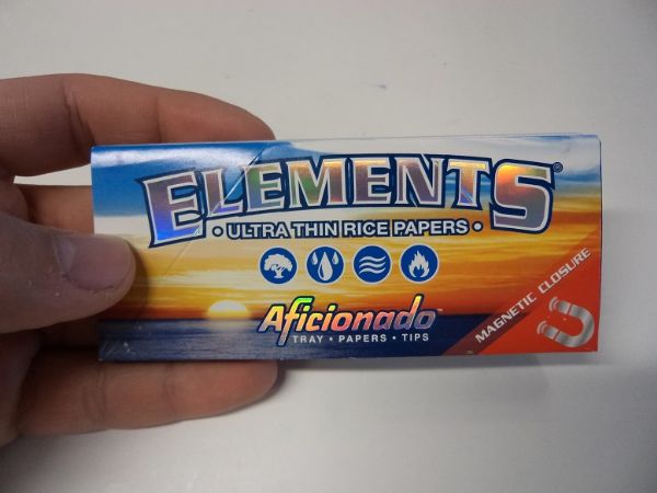 Elements Kingsize Slims + Filter Aficionado DISPLAY (cigarettpapper)