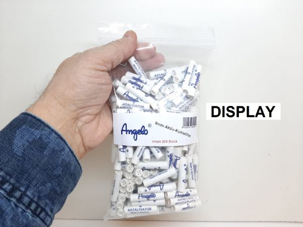 Angelo Pipfilter 9mm (4 förpackningar X 10 filter)