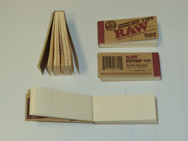 RAW Filtertips Wide (8 förpackningar)