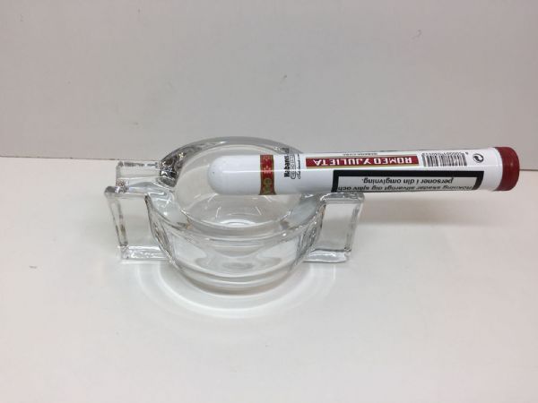 Minicigarr & Cigarrill askkopp / Askfat för två cigarrer