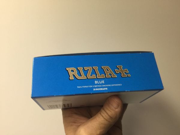 Rizla Blå Mini Dubbel DISPLAY (cigarettpapper)