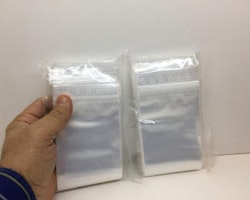 Blixtlåspåsar / Zippåsar: 80x120 mm