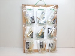 DISPLAY: Glaspipor (9 st)