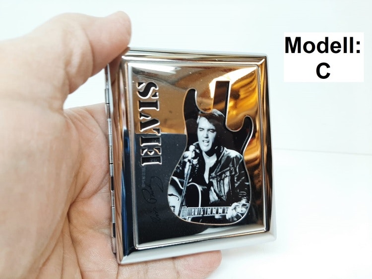 Cigarettetui Metall Elvis Presley