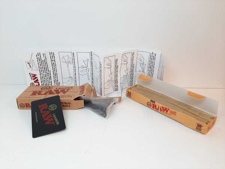 RAW Loader + 32 cones papper (cigarettpapper)