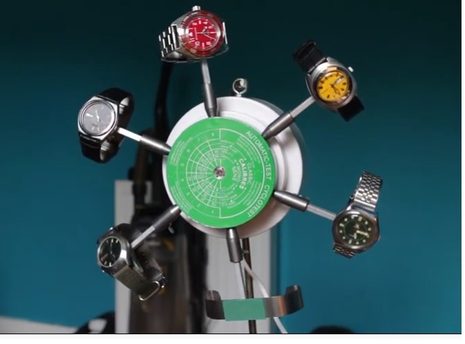 Automatisk Klocklindare för 6 klockor (Klocka/urmakeri verktyg)