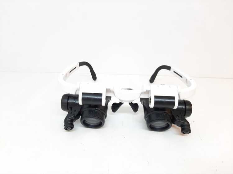 Förstoringsglasögon (8x + 23x) med LED (Klockverktyg)