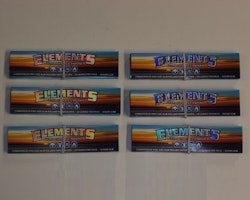 Elements Kingsize Slims+Filter 6 st (cigarettpapper)