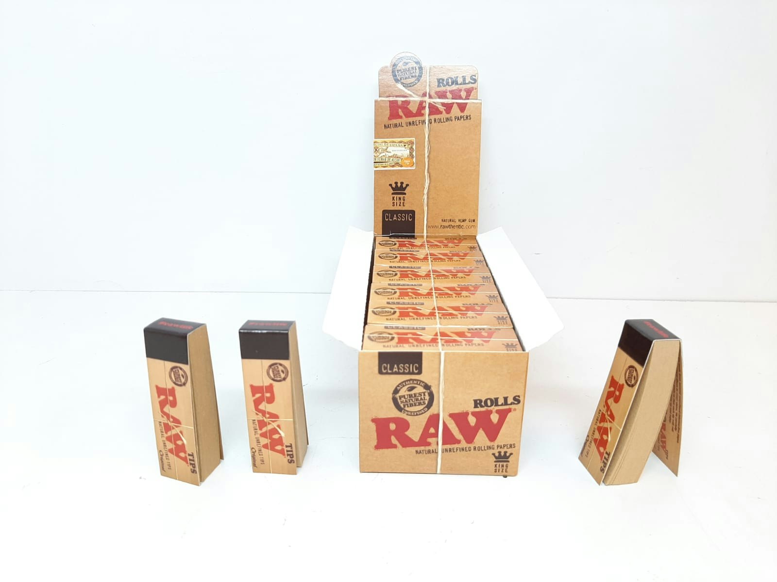 RAW Rolls Display + 3st RAW Filtertips