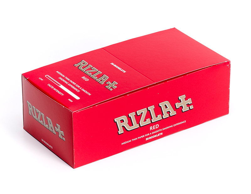 Rizla Röd Mini Dubbel DISPLAY (cigarettpapper)